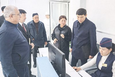 Янги поликлиника  Қувада намуна кўрсатмоқда