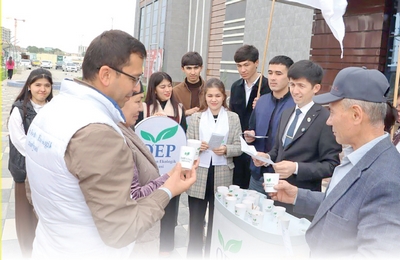 Ўзбекистон Экологик партиясидан табиатга эҳсон:  Келажак авлод учун бебаҳо мерос