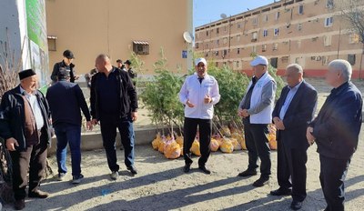 Ташландиқ  майдон  замонавий  яшил  воҳага  айланди